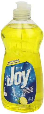 Joy Ultra Dishwashing Liquid Dish Soap, Lemon, 12.6 fl oz