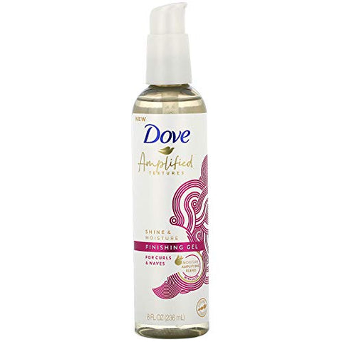 Amplified Textures, Shine & Moisture, Finishing Gel, 8 fl oz (236 ml), Dove