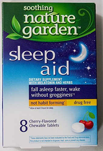 Soothing Nature Garden Sleep Aid Remedy (4 Boxes - Total 32 Cherry Tablets)